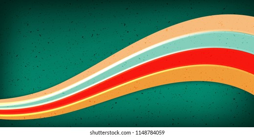Abstract wave background composition. Vector illustration