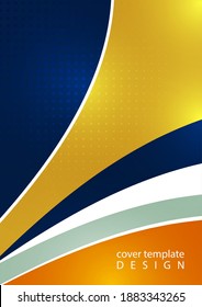 Abstract wave background with copy space. Modern design for business templates, web designs, presentations. Vector illustration