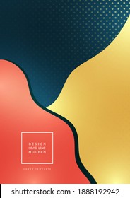 Resumen de fondo de onda con espacio de copia. Diseño gráfico moderno y elegante de las olas. Ilustración del vector