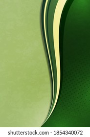 Abstrakter Wellenhintergrund. Design-Vorlage abdecken. Kreatives Design. Vektorgrafik