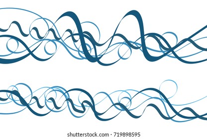 abstract wave background curve motion lines graphic waving  banner template