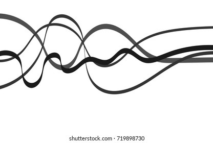 abstract wave background curve motion lines graphic waving  banner template