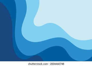 abstract wave background design illustration Template