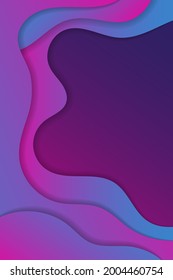 abstract wave background design illustration Template