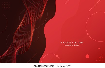 Abstract wave background. Element for design. Digital frequency track equalizer. Stylized line art.  Curved wavy line smooth stripe Vector