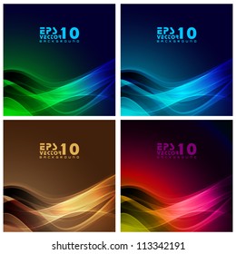 Abstract wave background. EPS 10.