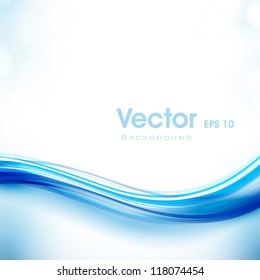 Abstract wave background. EPS 10.