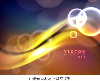 Abstract wave background. EPS 10.