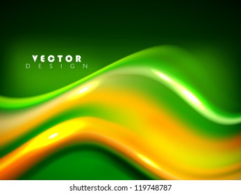 Abstract wave background. EPS 10.
