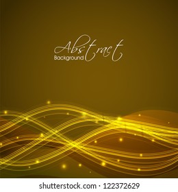 Abstract wave background. EPS 10.