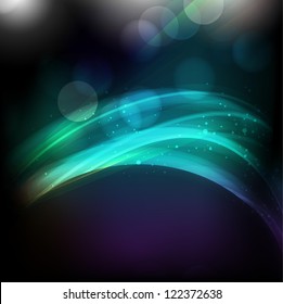 Abstract wave background. EPS 10.