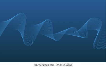 Abstract wave background with eps format file.