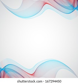 Abstract wave background. EPS10 vector