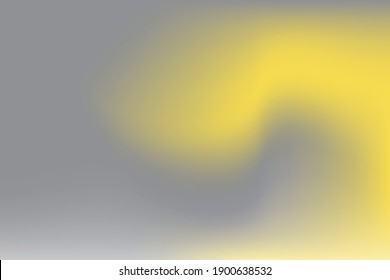 Abstract wave background with gradient. Blurred Image creative concept. Classy and simple background in yelloy and grey color. Vector background for greeting cards, wallpapers, gift wrapping paper, we