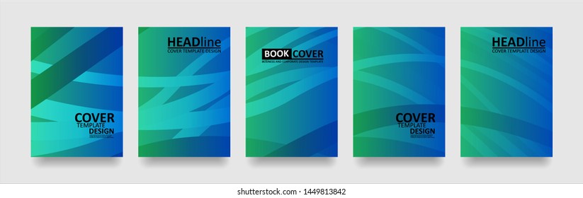 abstract wave background with gradient color. Applicable for design cover, presentation, invitation, flyer, annual report, poster and business card, banner, design packaging - Vector