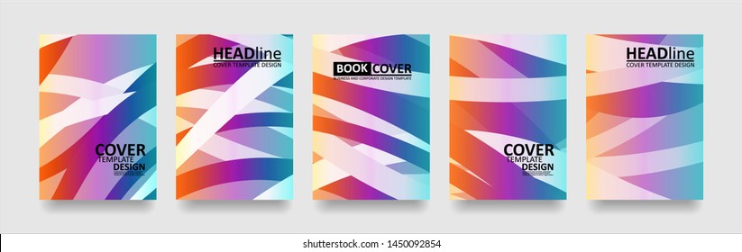 abstract wave background with gradient color. Applicable for design cover, presentation, invitation, flyer, annual report, poster and business card, desing packaging - Vector