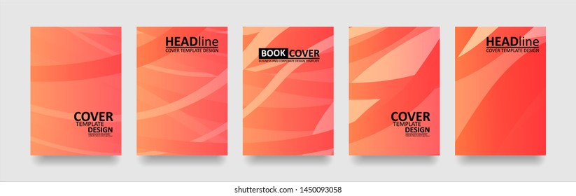 abstract wave background with gradient color. Applicable for design cover, presentation, invitation, flyer, annual report, poster and business card, desing packaging - Vector