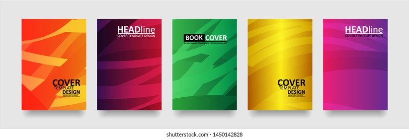 abstract wave background with gradient color. Applicable for design cover, presentation, invitation, flyer, annual report, poster and business card, desing packaging - Vector