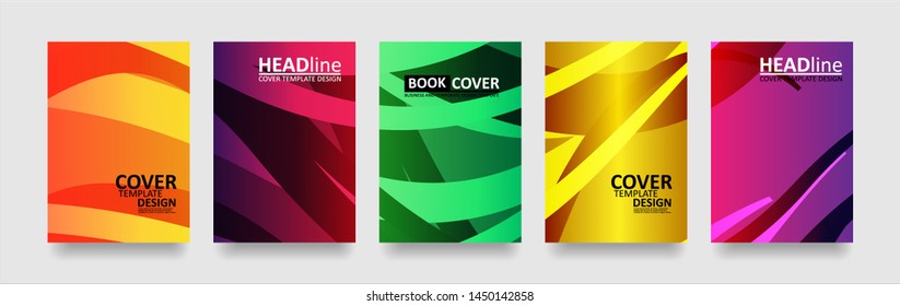 abstract wave background with gradient color. Applicable for design cover, presentation, invitation, flyer, annual report, poster and business card, desing packaging - Vector