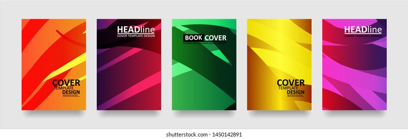 abstract wave background with gradient color. Applicable for design cover, presentation, invitation, flyer, annual report, poster and business card, desing packaging - Vector
