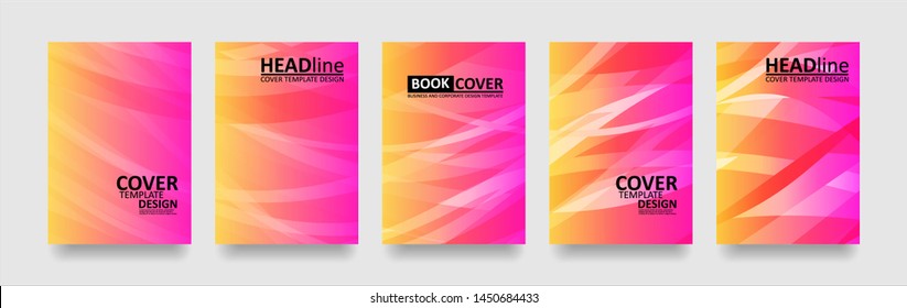 abstract wave background with gradient color. Applicable for design cover, presentation, invitation, flyer, annual report, poster and business card, desing packaging - Vector