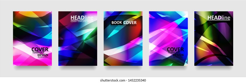 abstract wave background with gradient color. Applicable for design cover, presentation, invitation, flyer, annual report, poster and business card, desing packaging - Vector