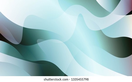 Abstract Wave Background With Wave Gradient Shape. For Your Design Wallpapers Presentation. Vector Illustration.