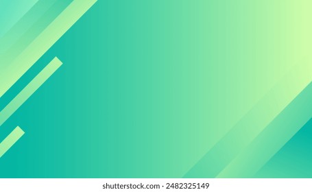 abstract wave background with green and blue color. Applicable for gift card,cover,poster. Poster design