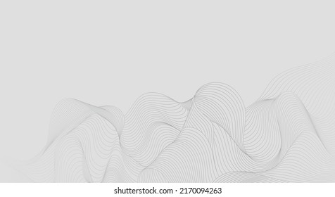 Fondo abstracto de la ola. Ilustración de fondo, paredes y decoración.