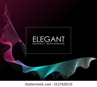 Ilustración de fondo de onda abstracta. vector para su negocio y diseño de banners, web, porcentaje
