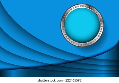 The abstract wave background with infographic element