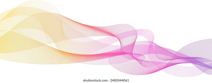 Abstract wave background. Background made of curves. Wave background.