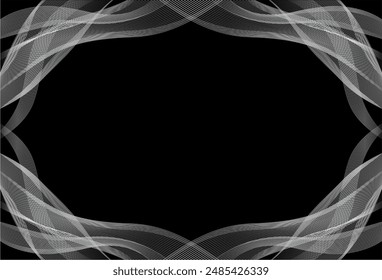 Abstract wave background. Background made of curves. Wave background.