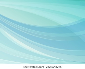 Abstract wave background material with fantastic image_Light blue