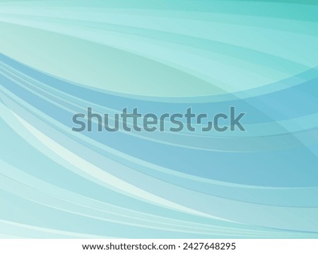 Abstract wave background material with fantastic image_Light blue