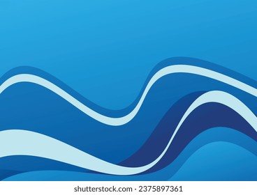 abstract wave background modern style