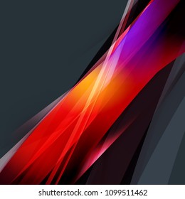Abstract wave background for poster, flyer, bunner templates. Vector illustration