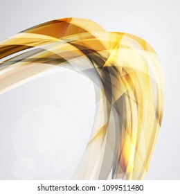Abstract wave background for poster, flyer, bunner templates. Vector illustration