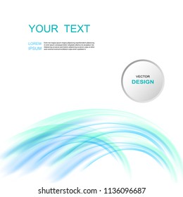 Abstract wave background. Background for presentation, flyers, website