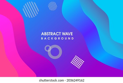 abstract wave background rainbow fullcolour