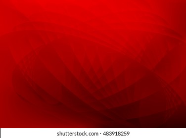 Abstract Wave Background Red