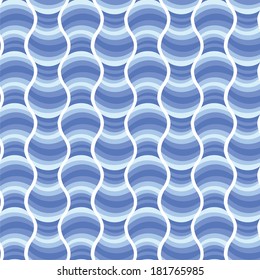 abstract wave background, seamless swatch element included
