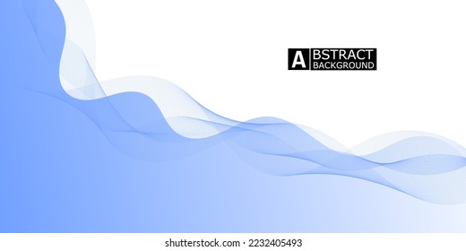 abstract wave background with a simple but modern impression of blue, eps vector file, still editable.