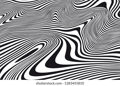 Abstract wave background. Stylish curved lines. Marble texture