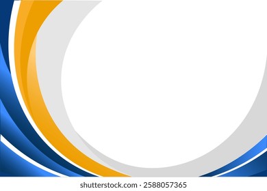 Abstract wave background template design