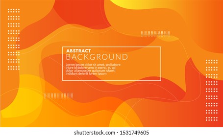 abstract wave background. trendy gradient shape composition abstract style design vector