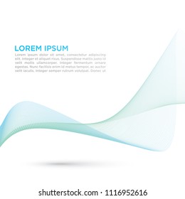 abstract wave background vector