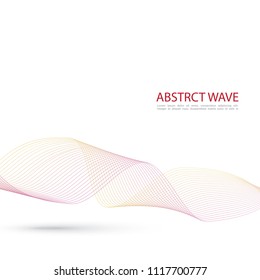 abstract wave background vector