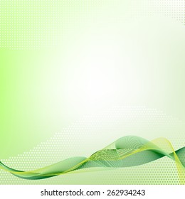 Abstract wave background. Vector.