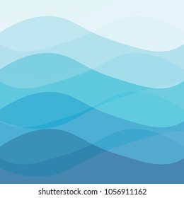 abstract wave background vector design